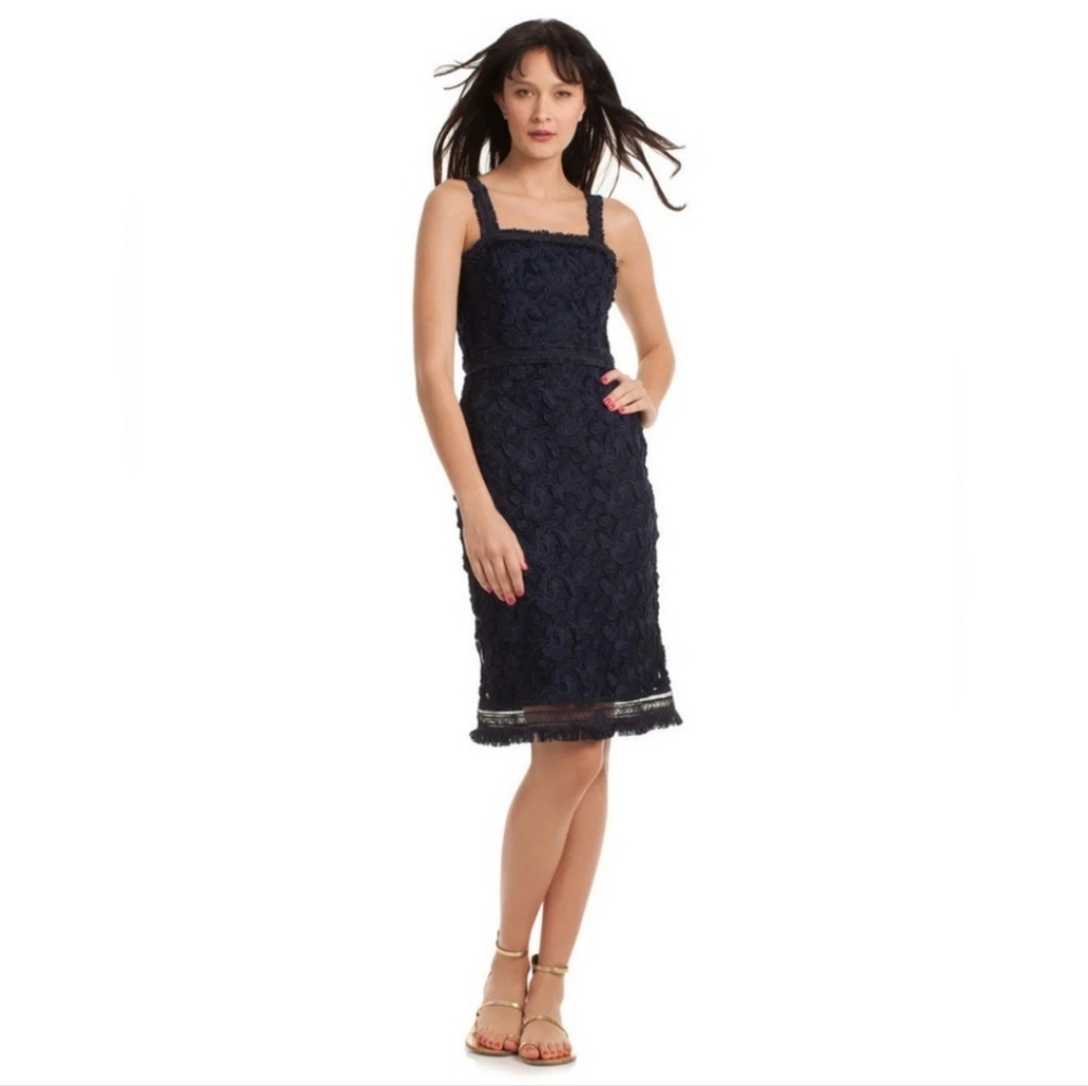 Trina Turk Energetic Navy Blue Cocktail Dress